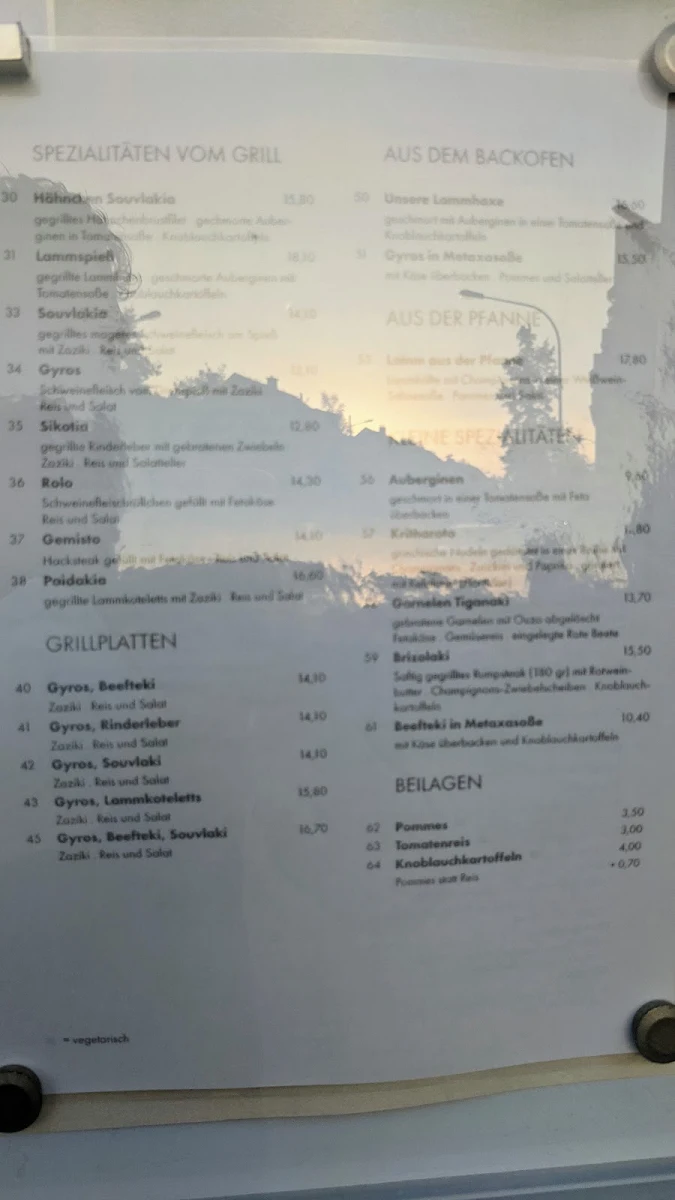 Speisekarte photo 2