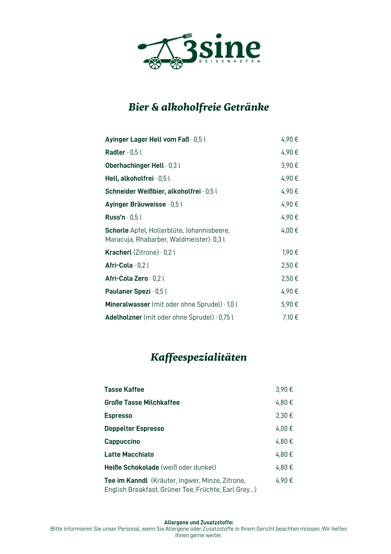 Speisekarte photo 1