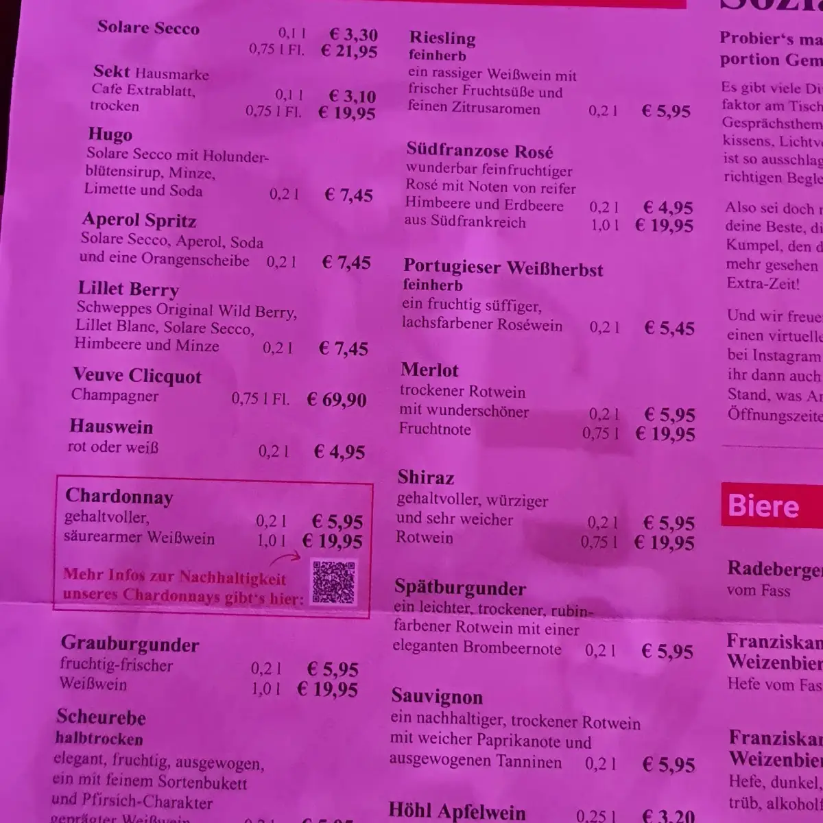 Speisekarte photo 10
