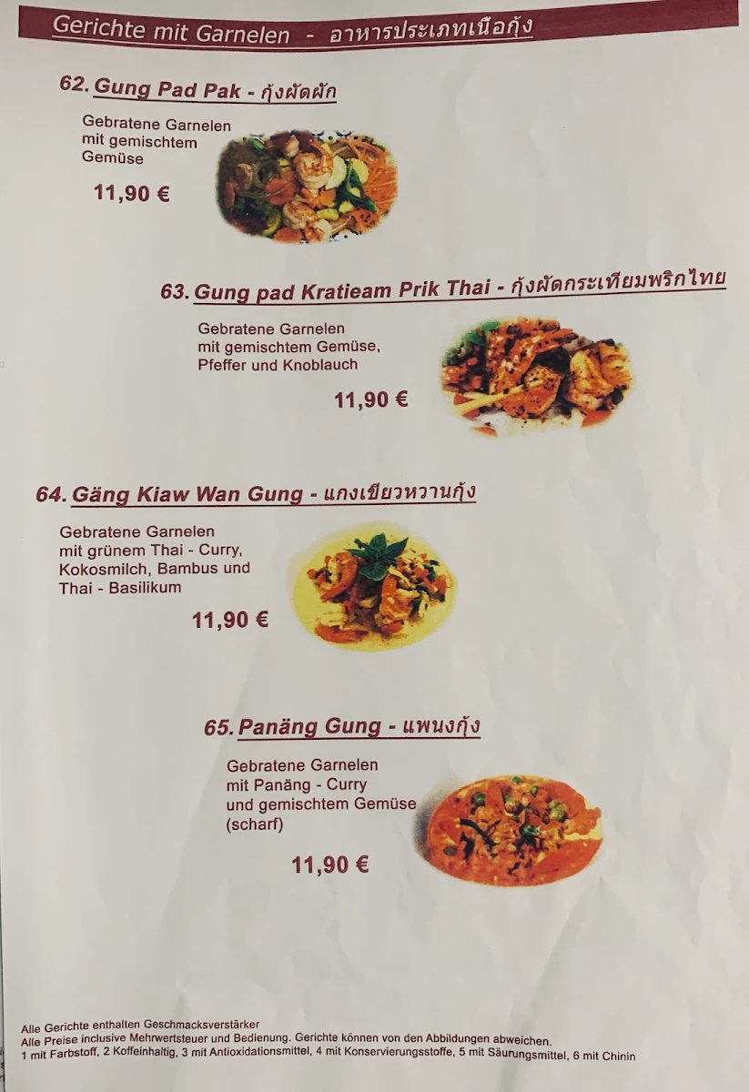 Speisekarte photo 5