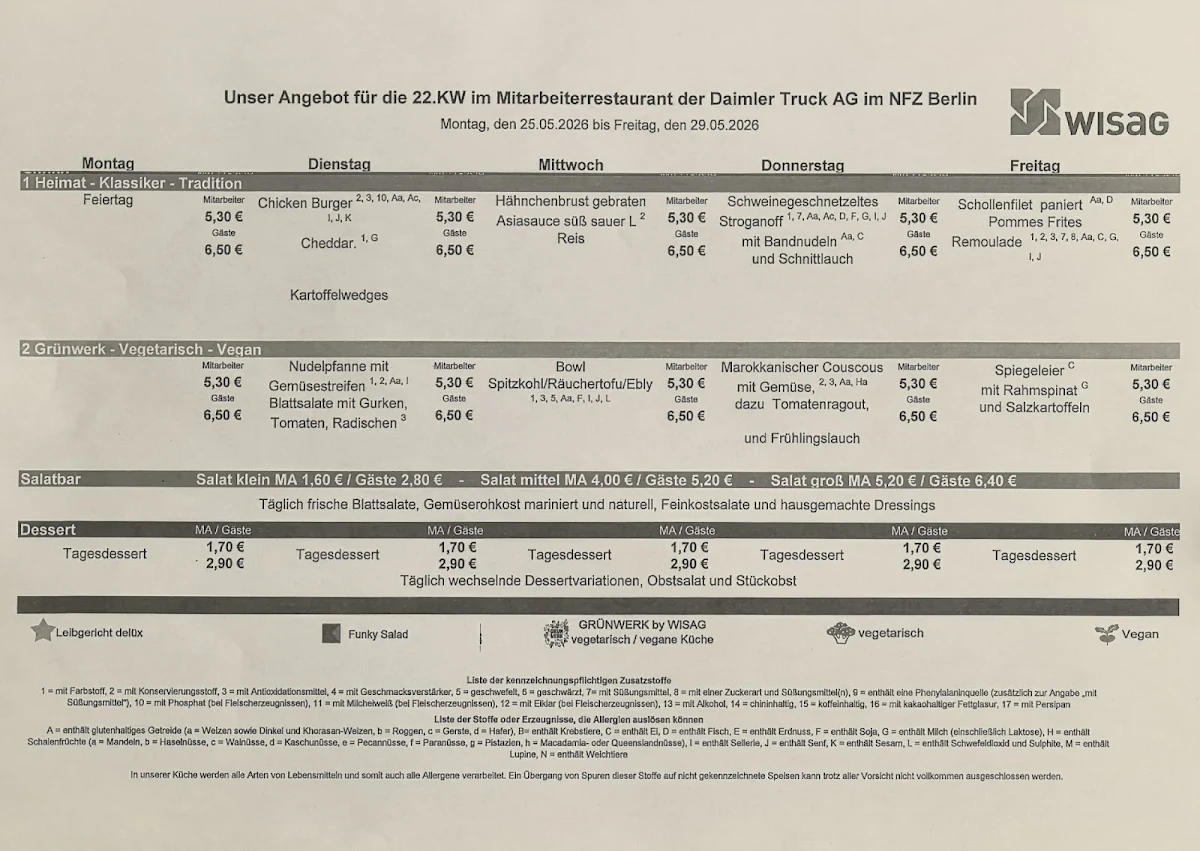 Speisekarte photo 3