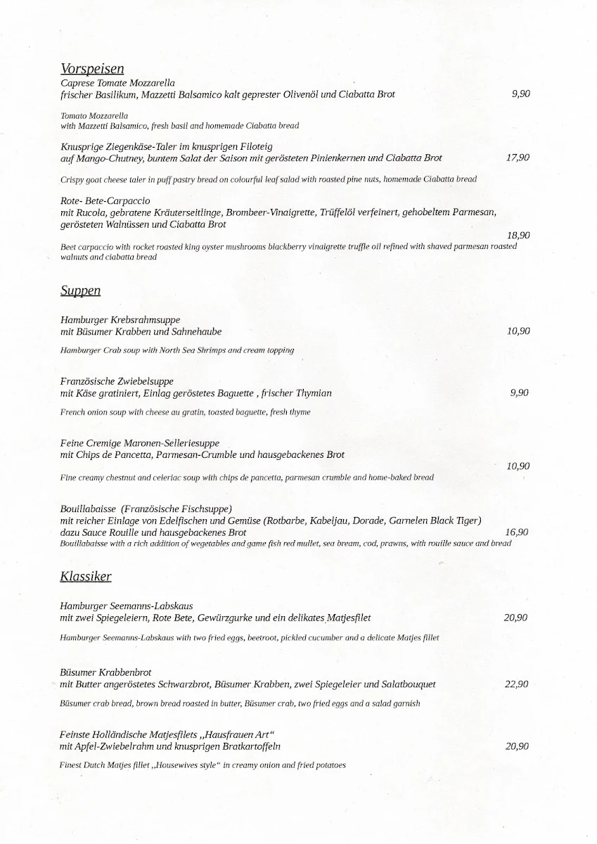 Speisekarte photo 1