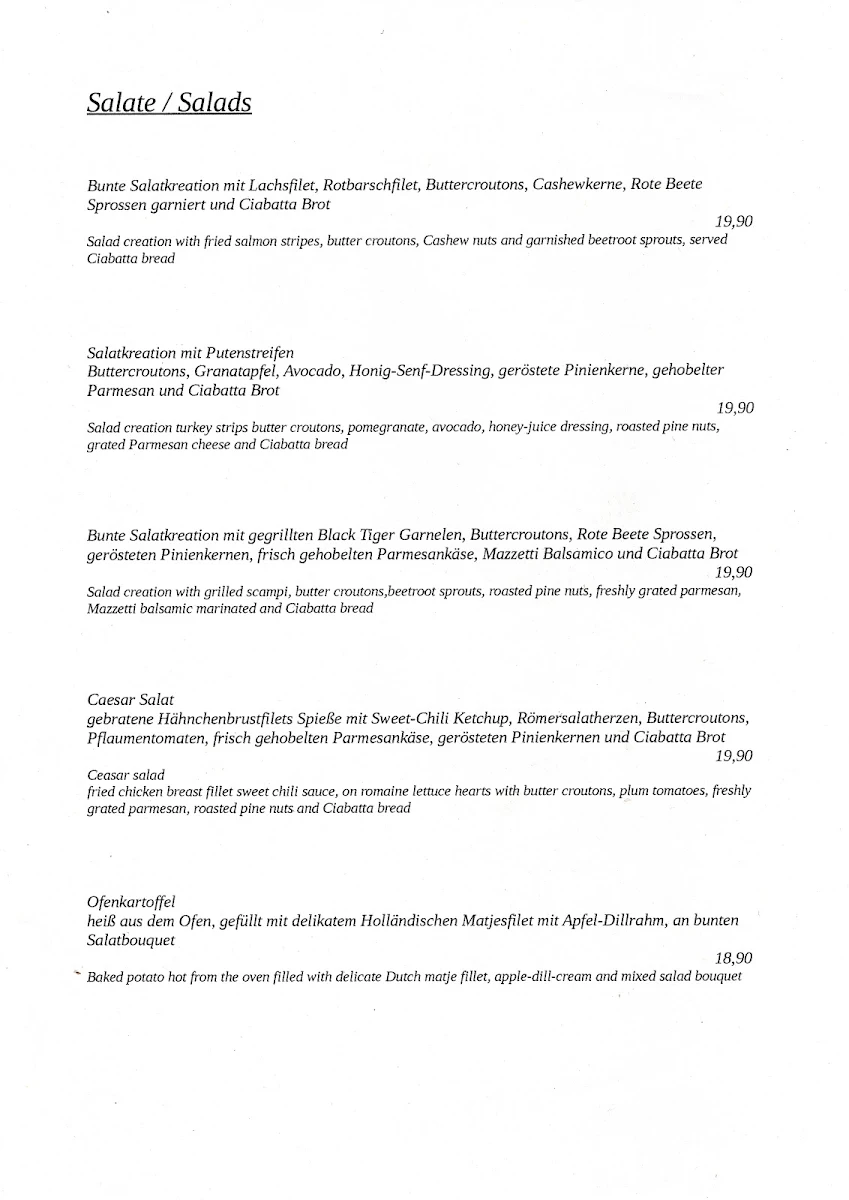 Speisekarte photo 2