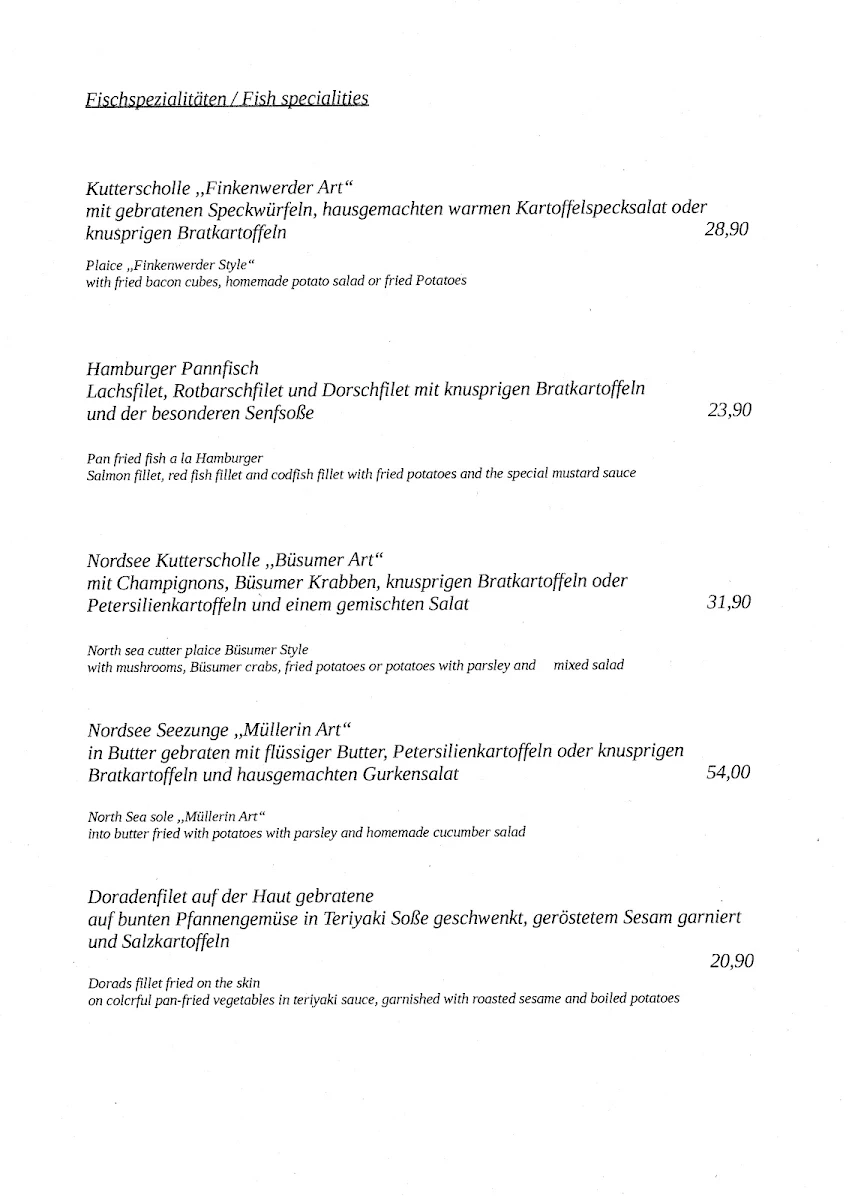 Speisekarte photo 3
