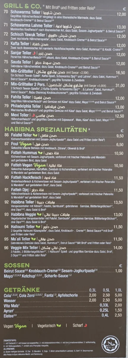 Speisekarte photo 5