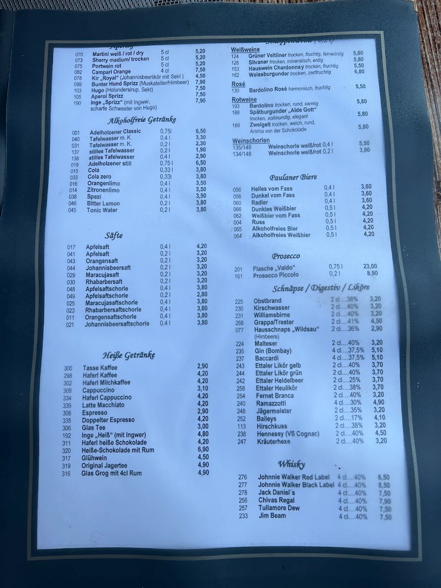 Speisekarte photo 10