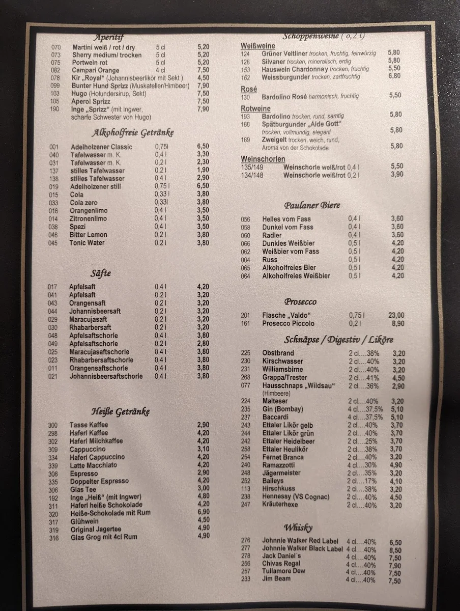 Speisekarte photo 4