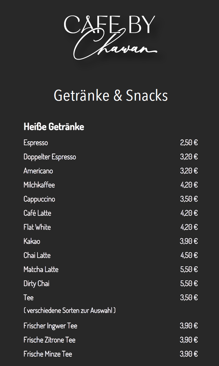 Speisekarte photo 2