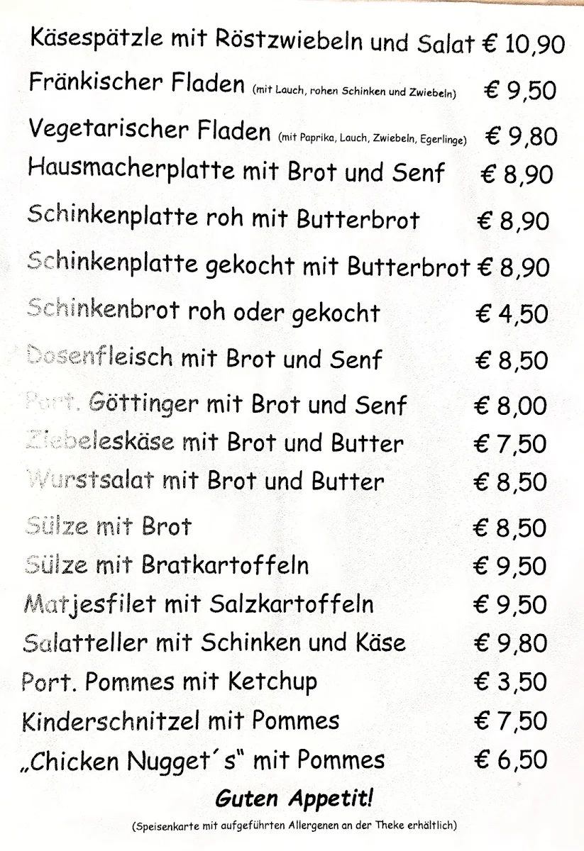 Speisekarte photo 1