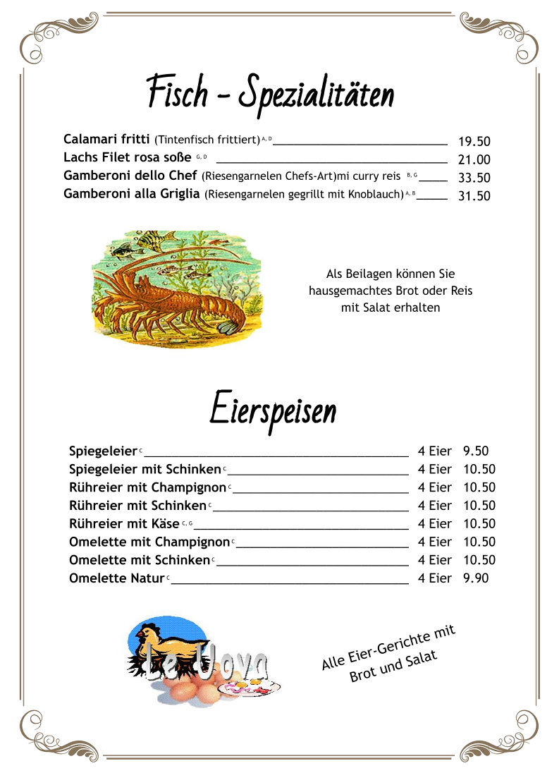 Speisekarte photo 3