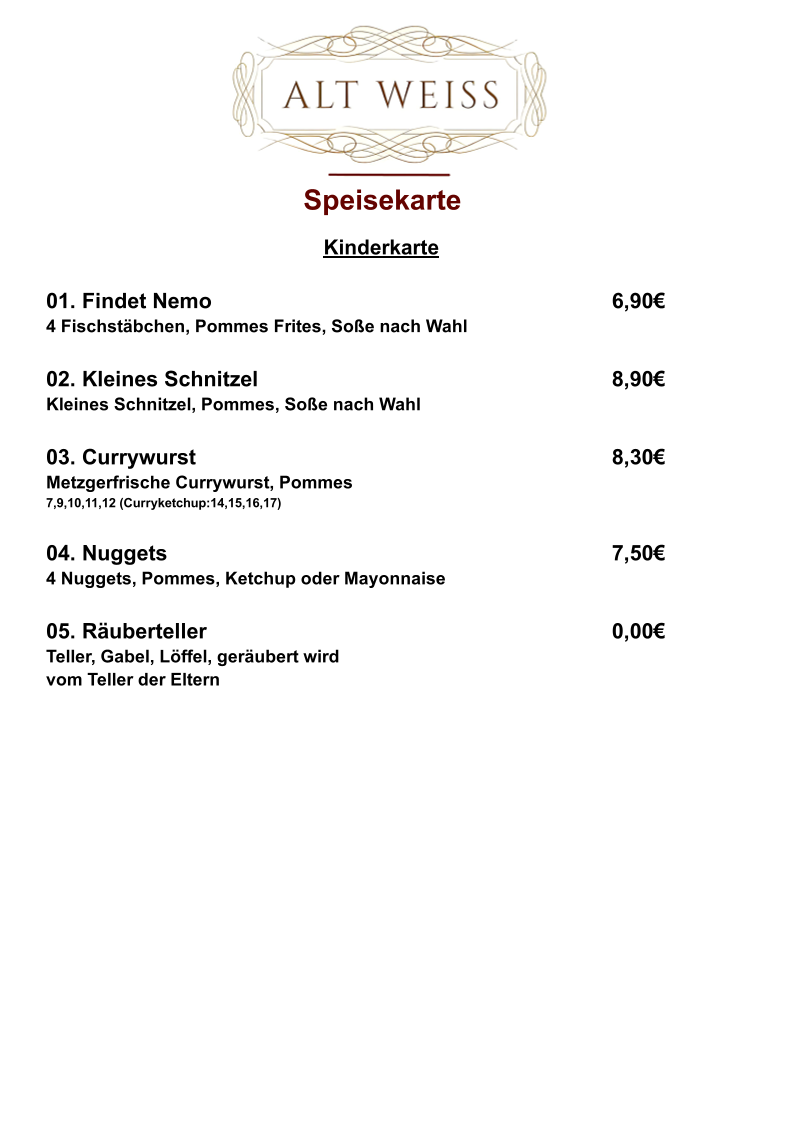 Speisekarte photo 3