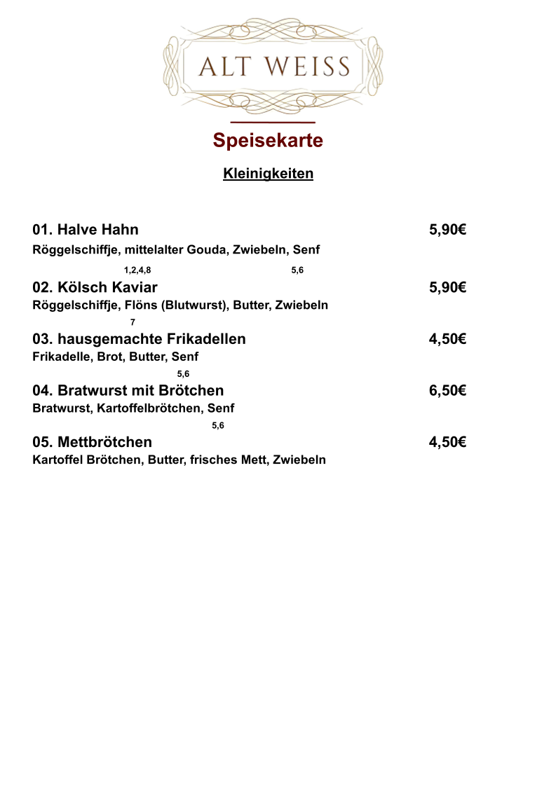 Speisekarte photo 4