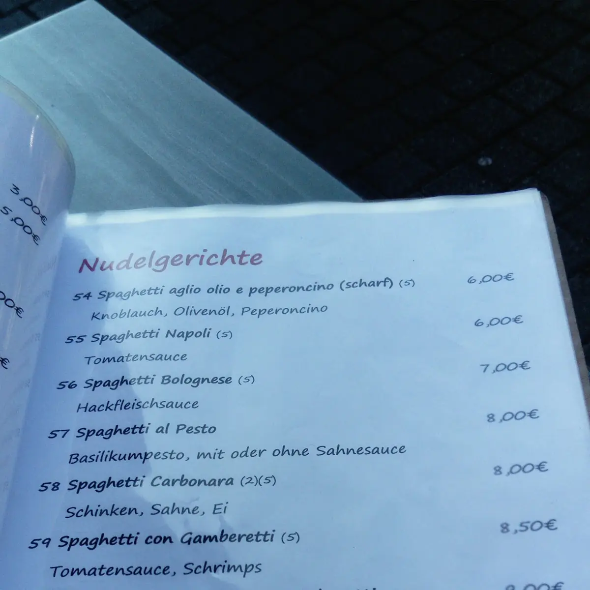 Speisekarte photo 6