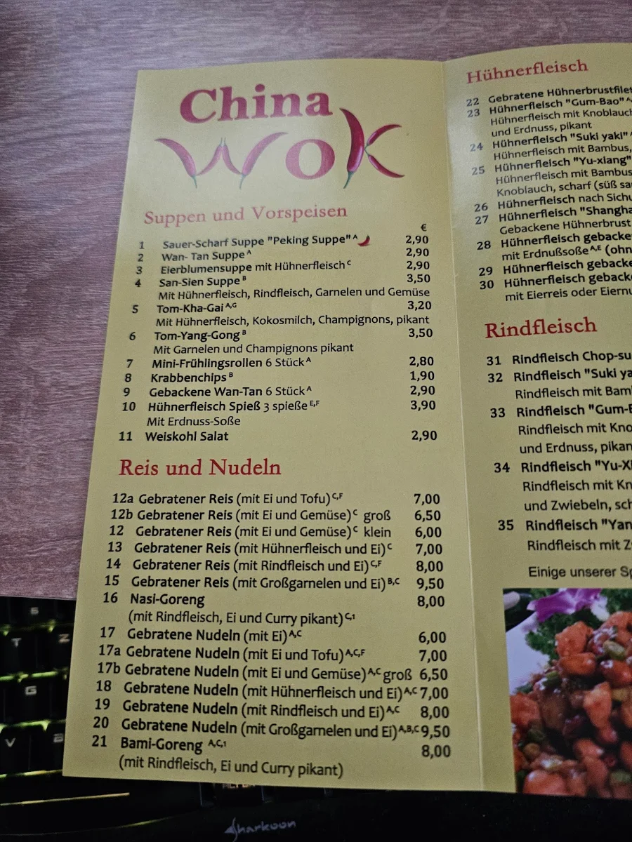 Speisekarte photo 2