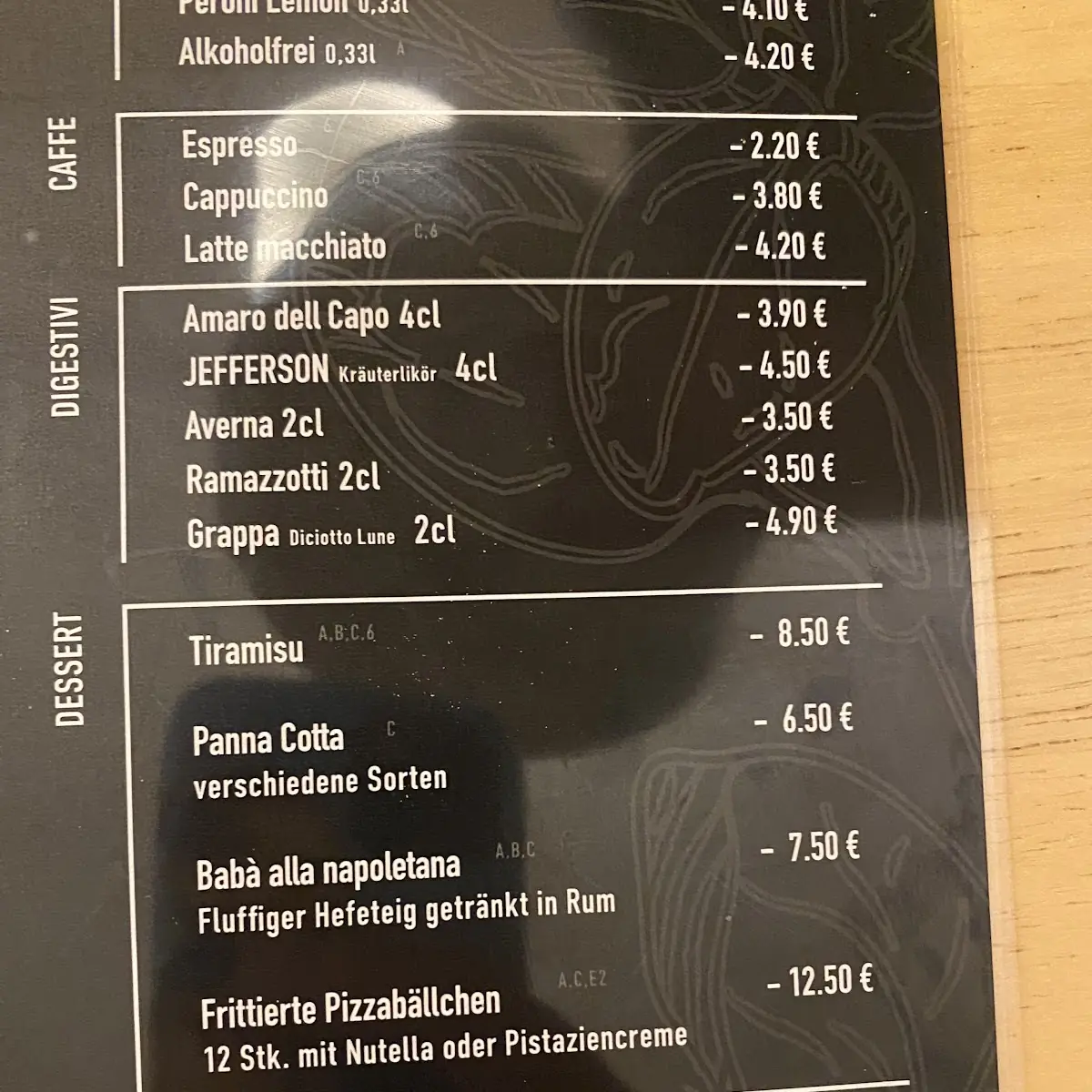 Speisekarte photo 9