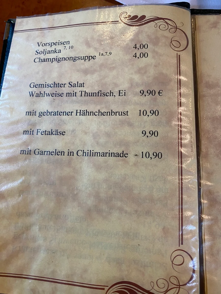 Speisekarte photo 5