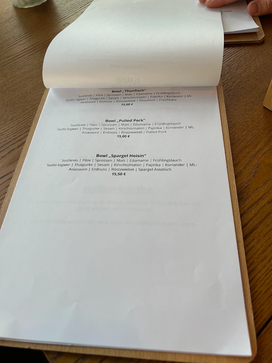 Speisekarte photo 3