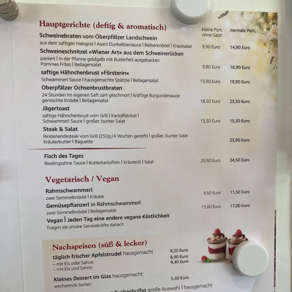 Speisekarte photo 3