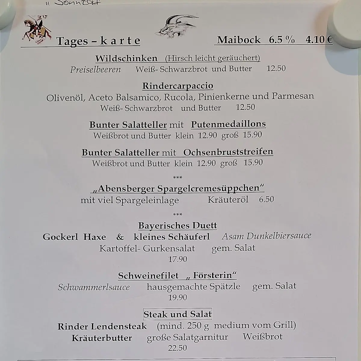 Speisekarte photo 4