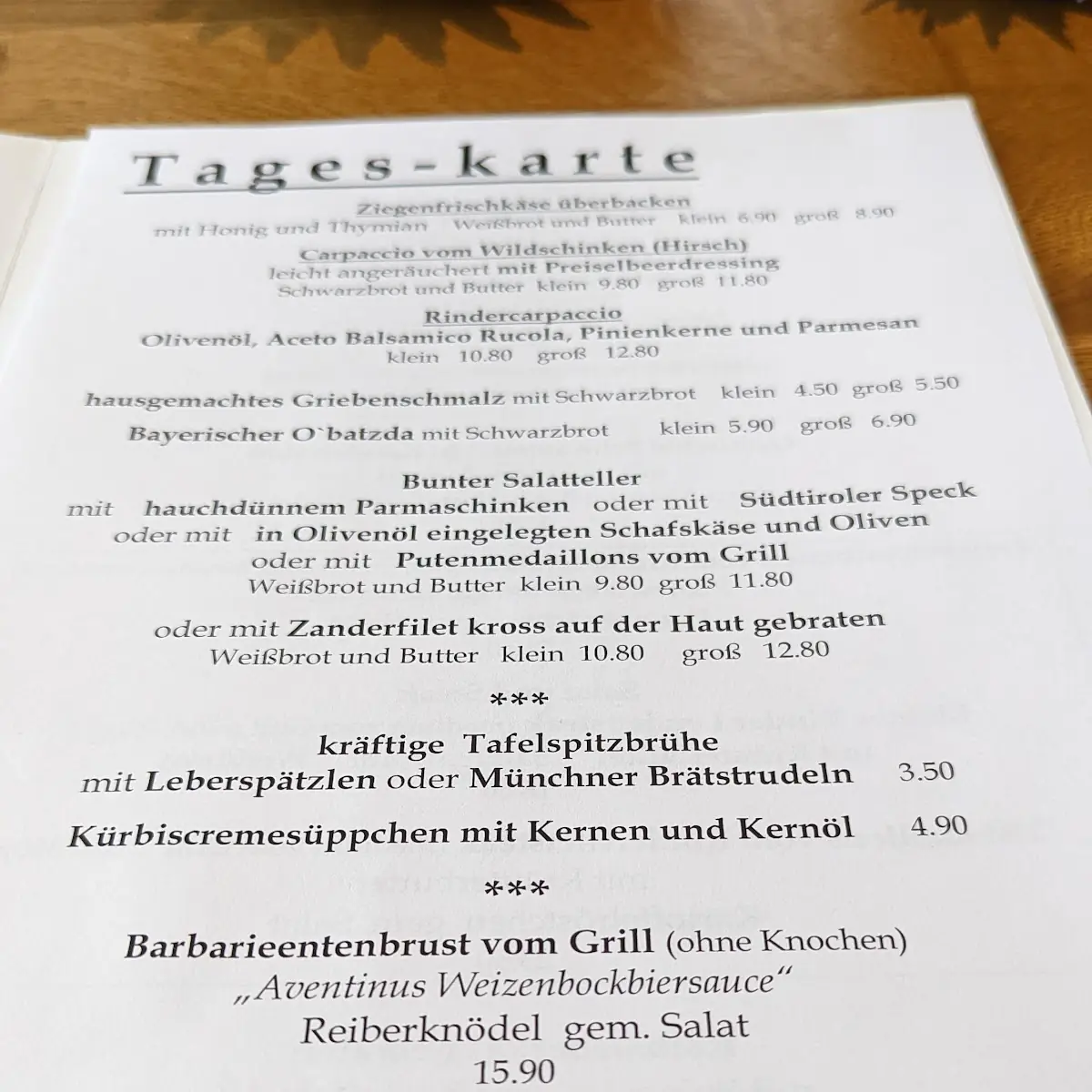Speisekarte photo 8