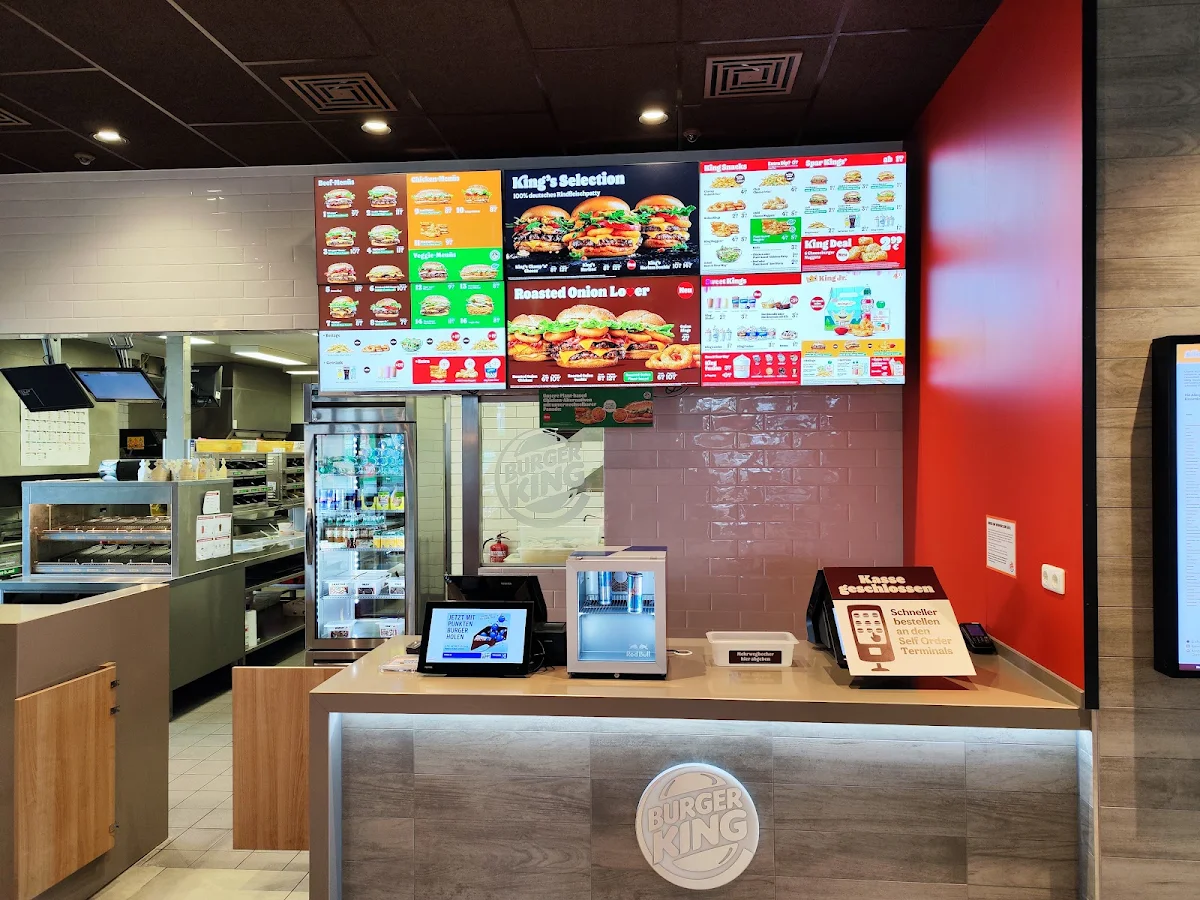 Speisekarte, Burger King Hohenwarsleben