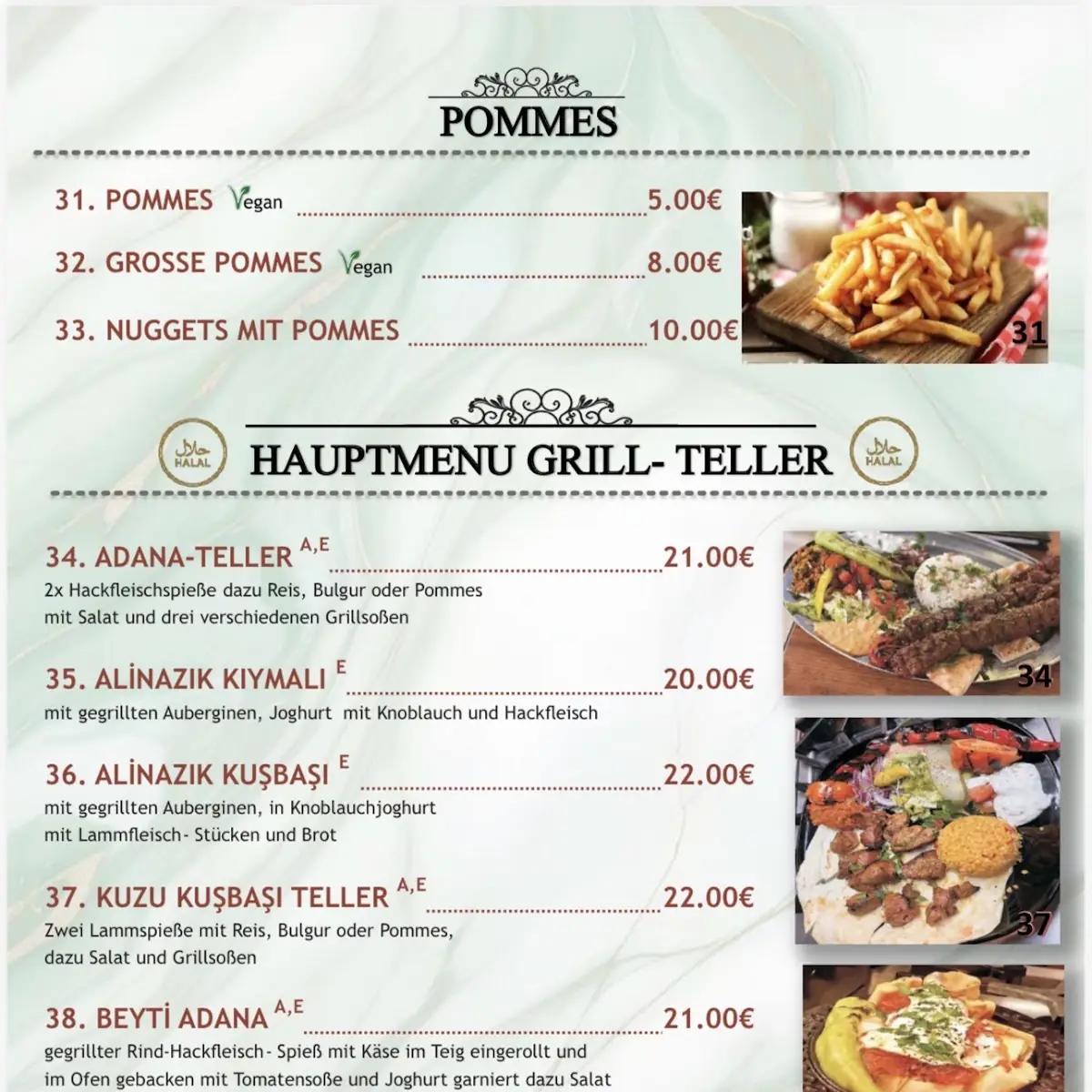 Speisekarte photo 8