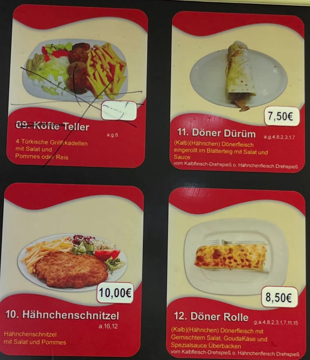 Speisekarte photo 3