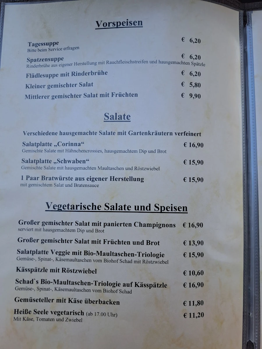 Speisekarte photo 2