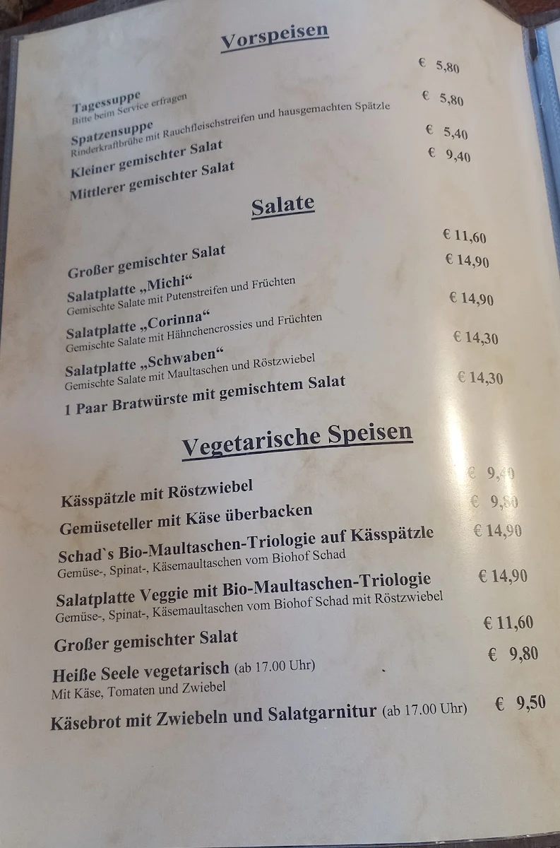 Speisekarte photo 4
