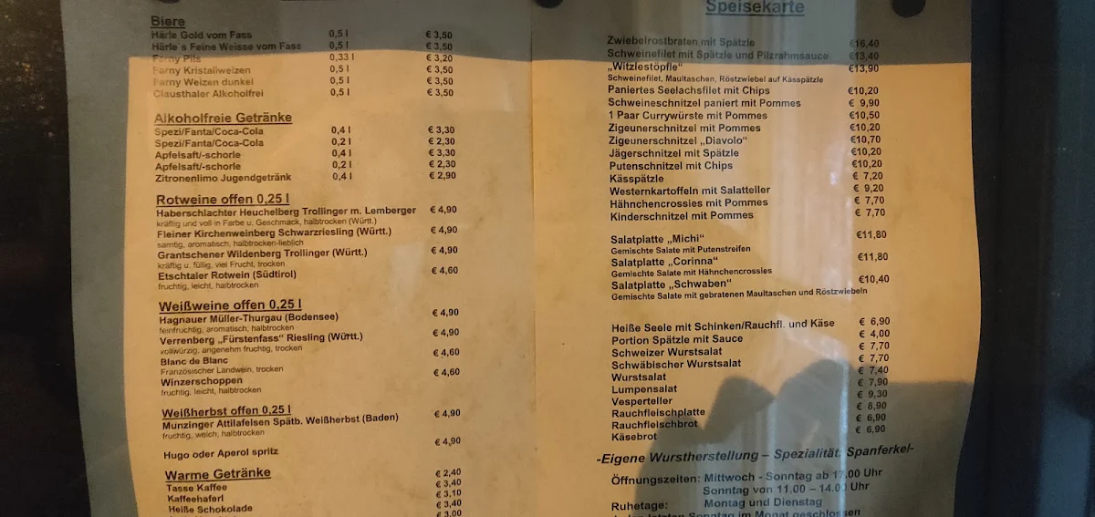 Speisekarte photo 7