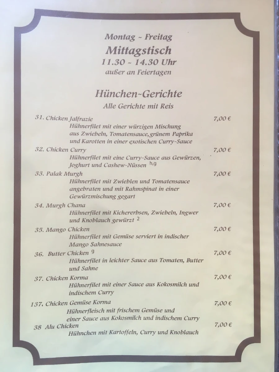 Speisekarte photo 5