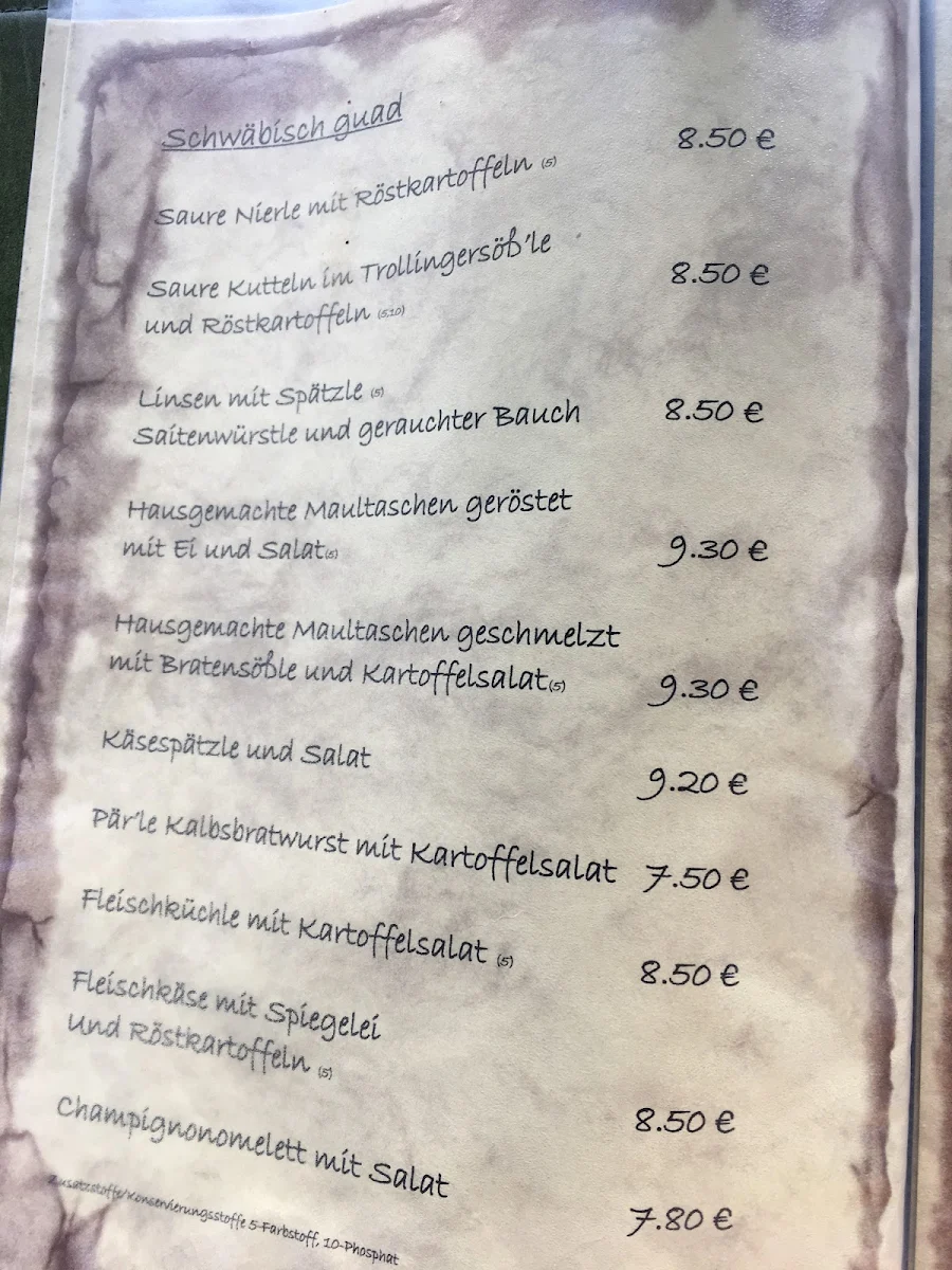 Speisekarte photo 6