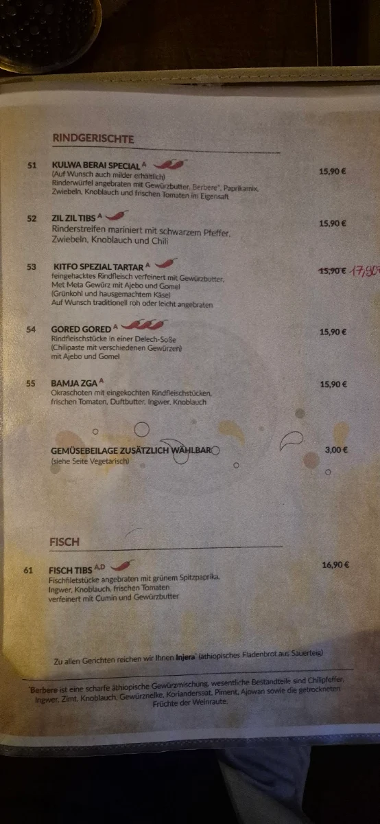 Speisekarte photo 1