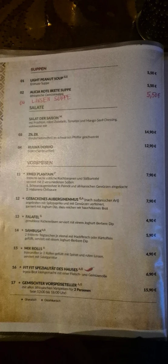 Speisekarte photo 3