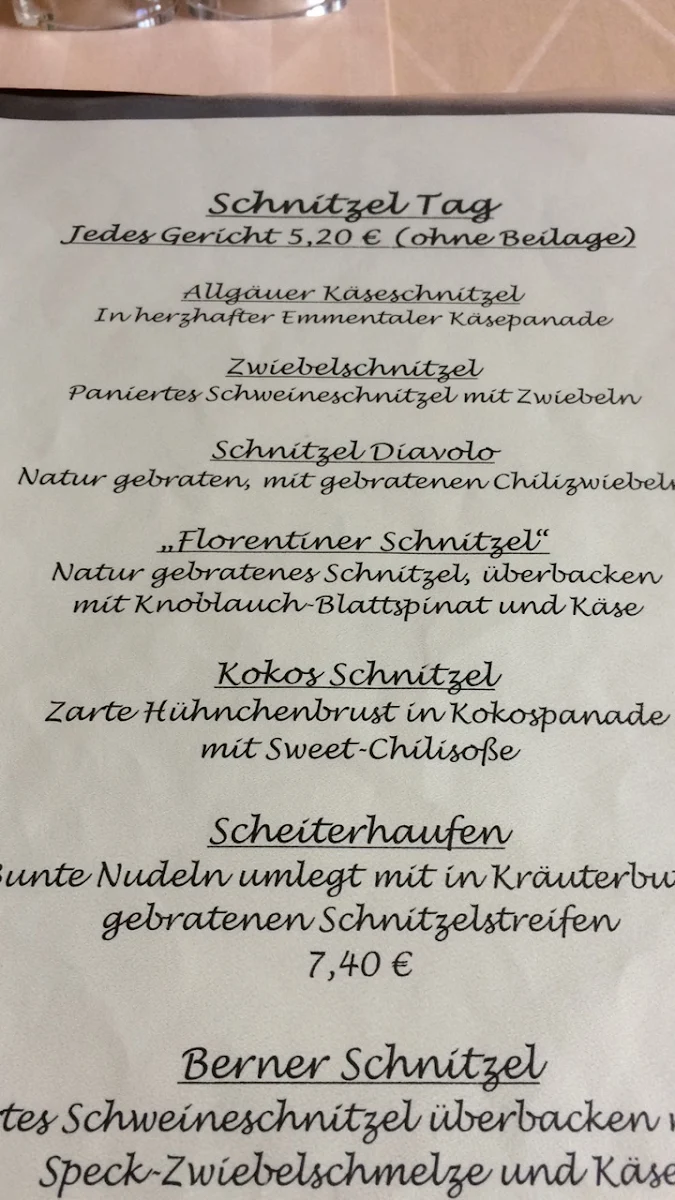 Speisekarte photo 6
