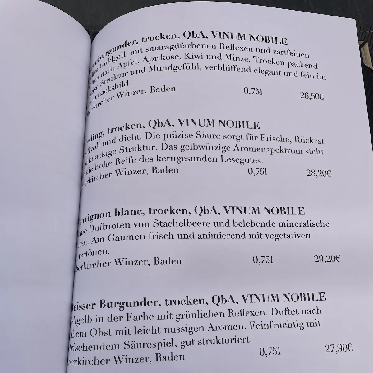Speisekarte photo 3