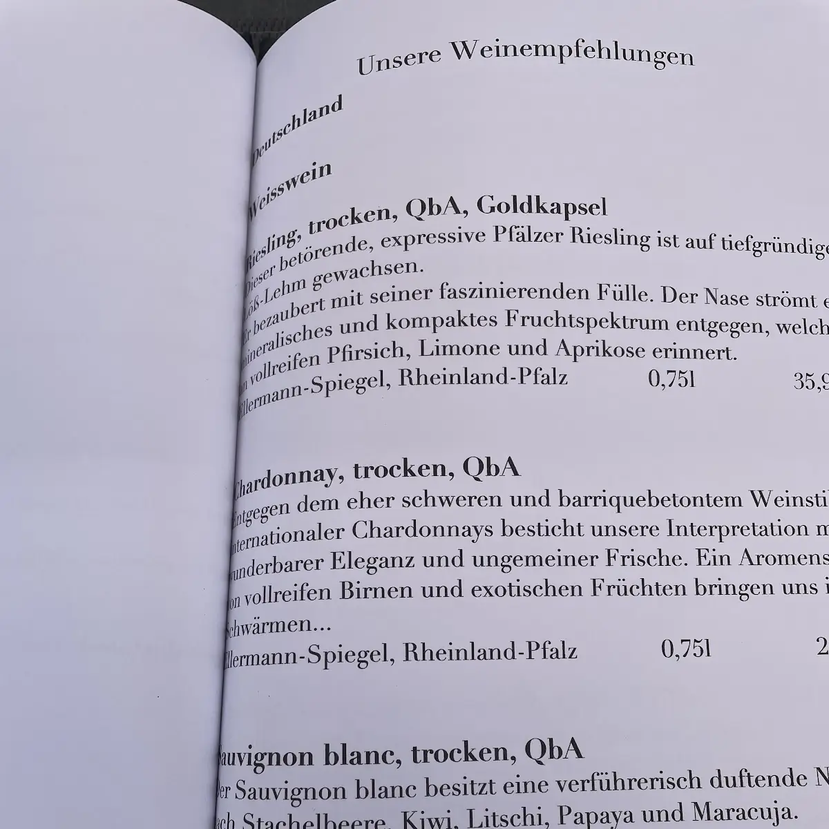 Speisekarte photo 6
