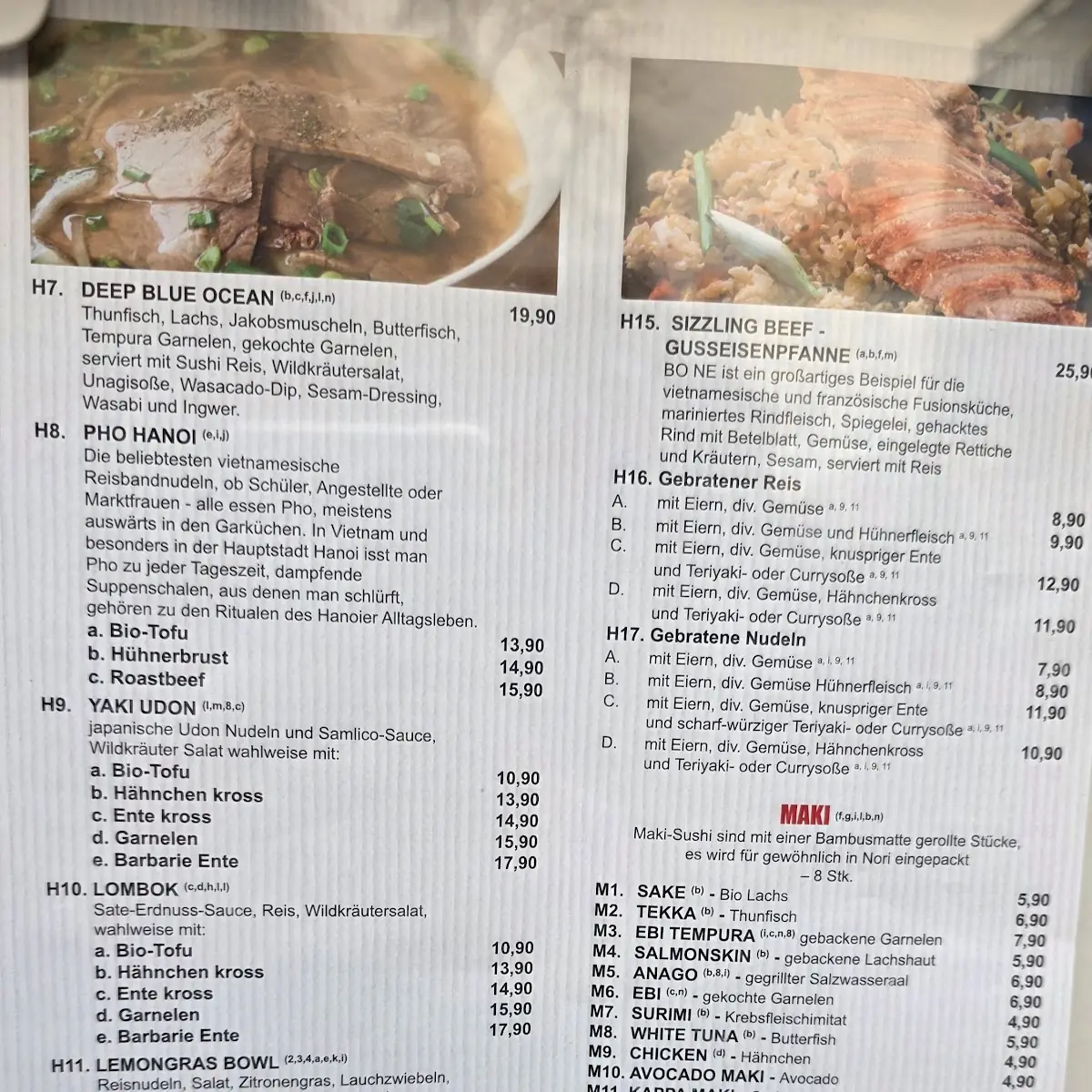 Speisekarte photo 5