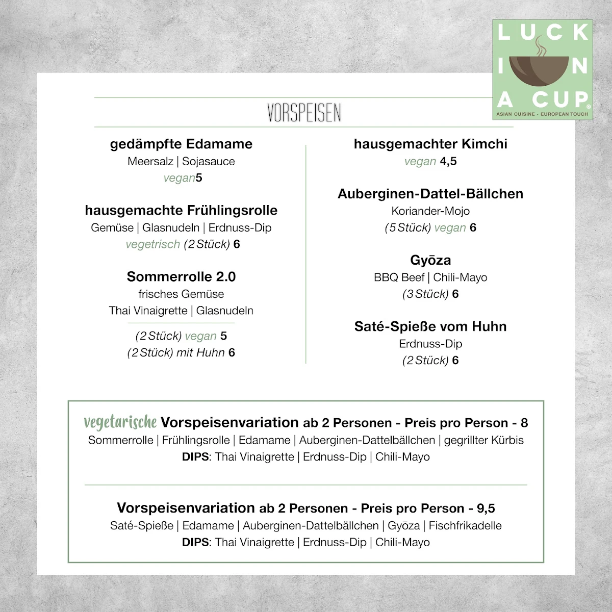Speisekarte photo 3