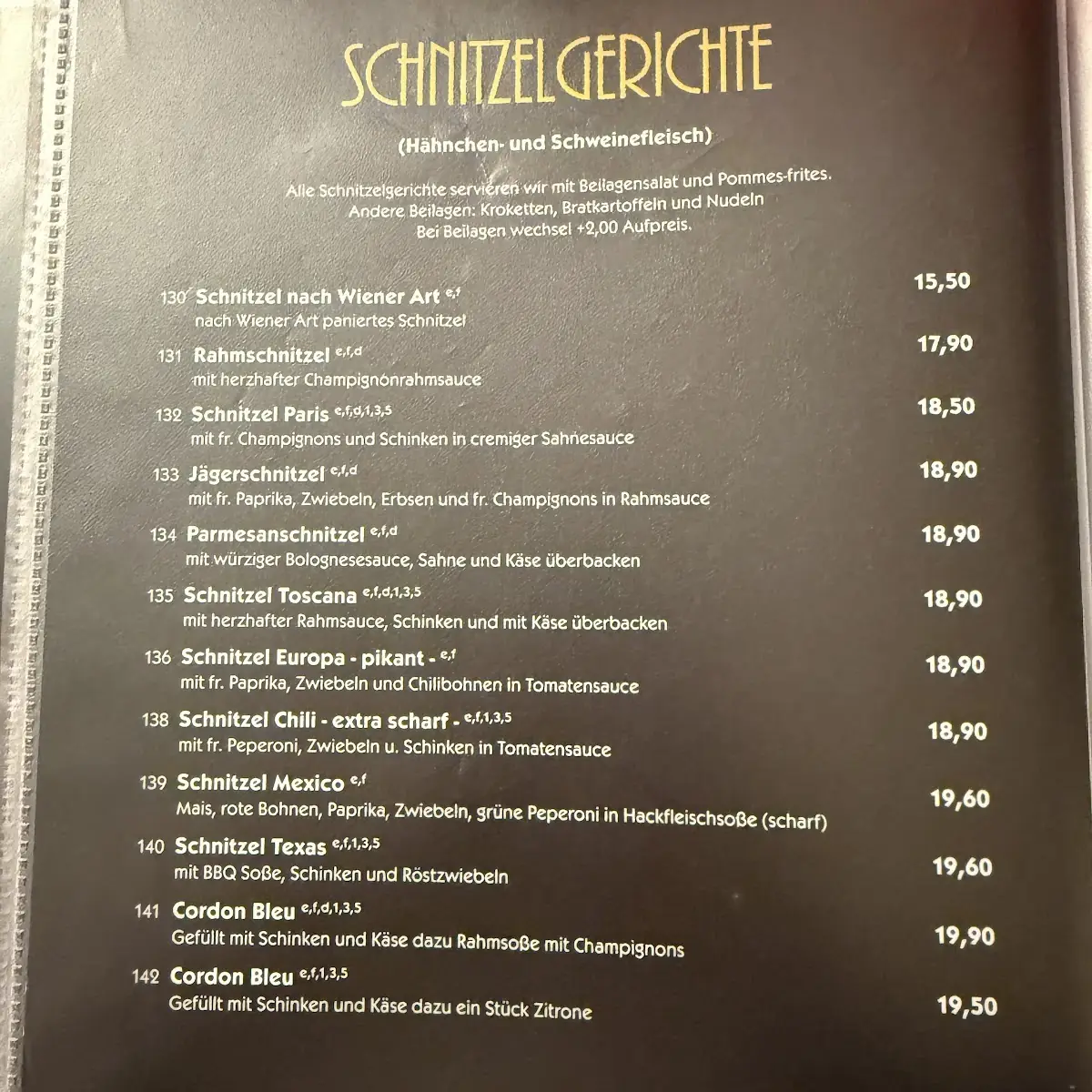 Speisekarte photo 1