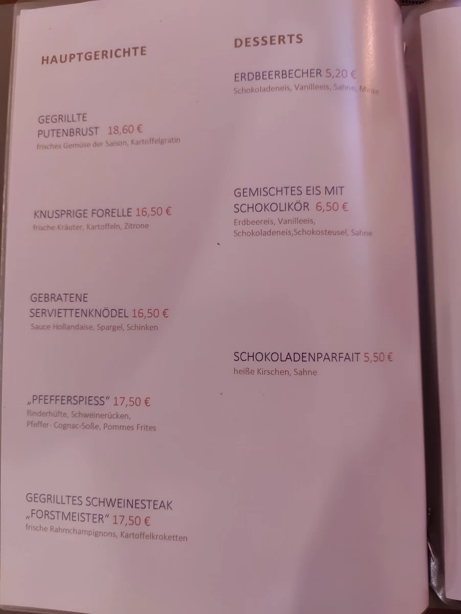 Speisekarte photo 3