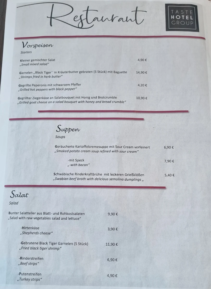 Speisekarte photo 1