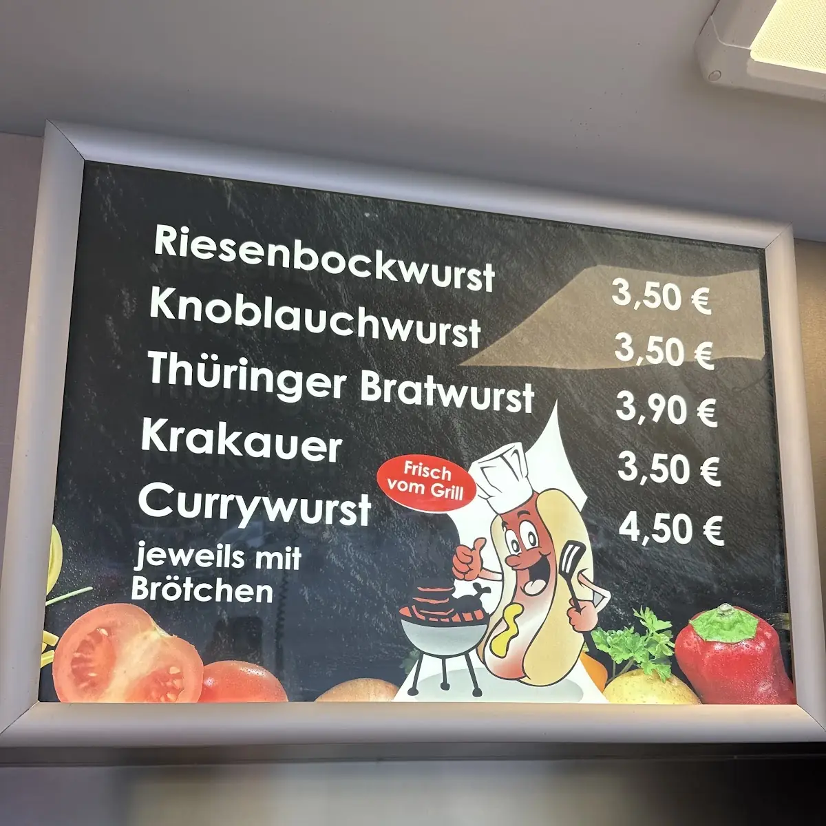 Speisekarte, Bistro am Penny Hähnchen/Grill
