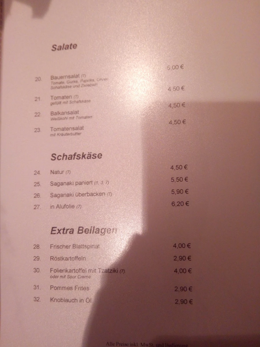 Speisekarte photo 5