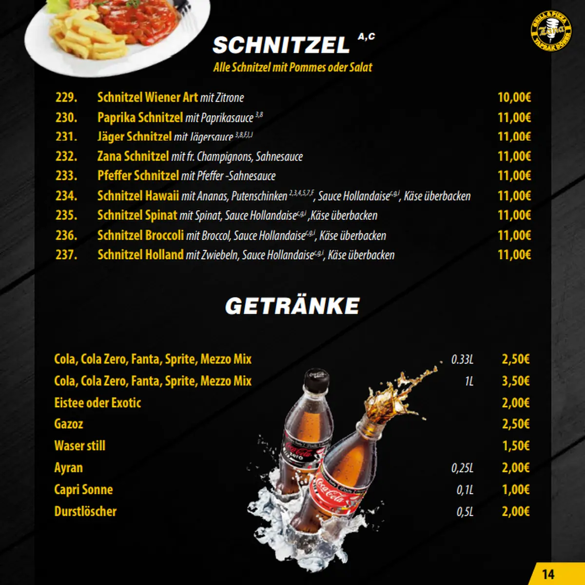 Speisekarte photo 3