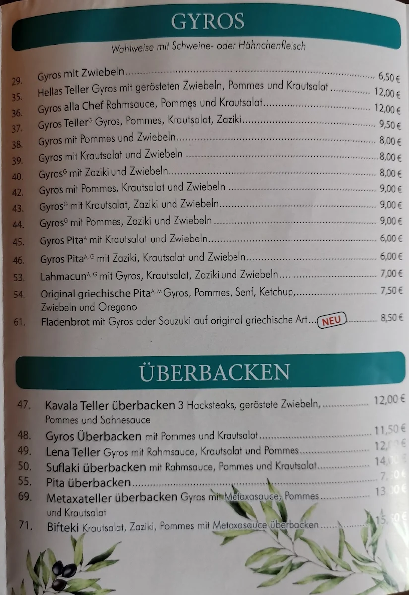 Speisekarte photo 6