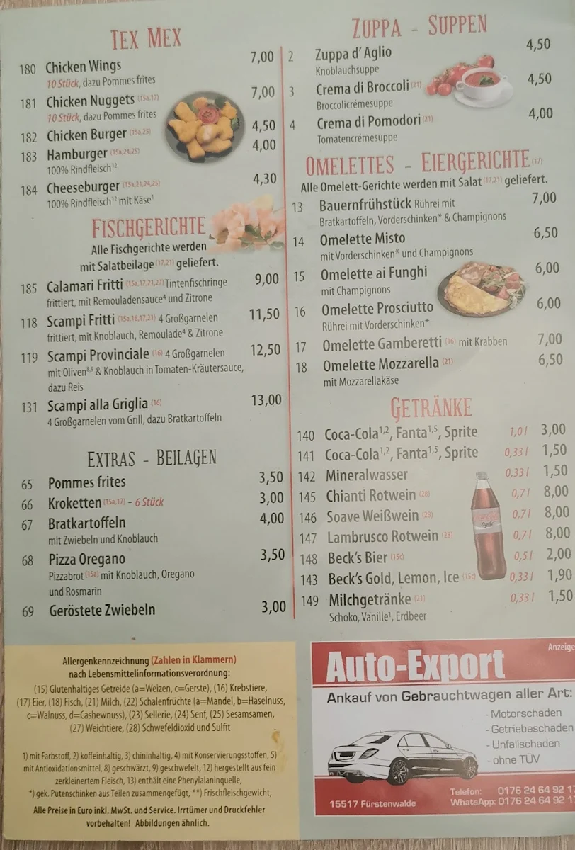 Speisekarte photo 2