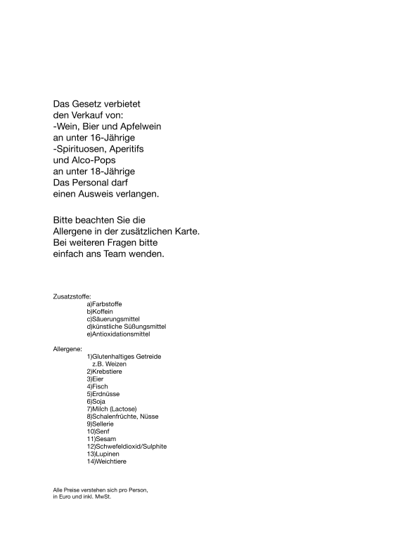 Speisekarte photo 2