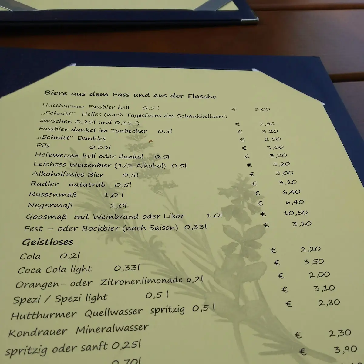 Speisekarte photo 5