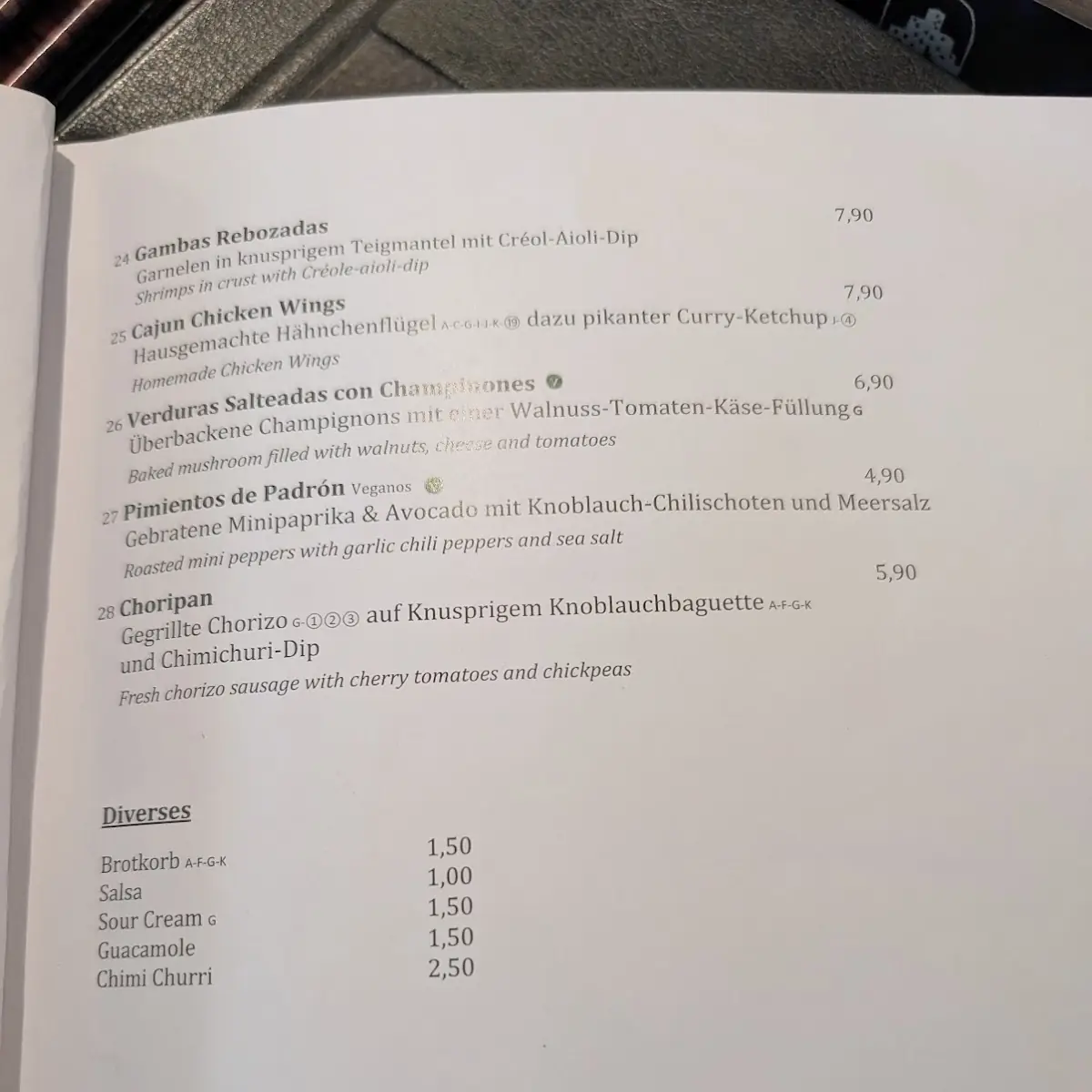 Speisekarte photo 4